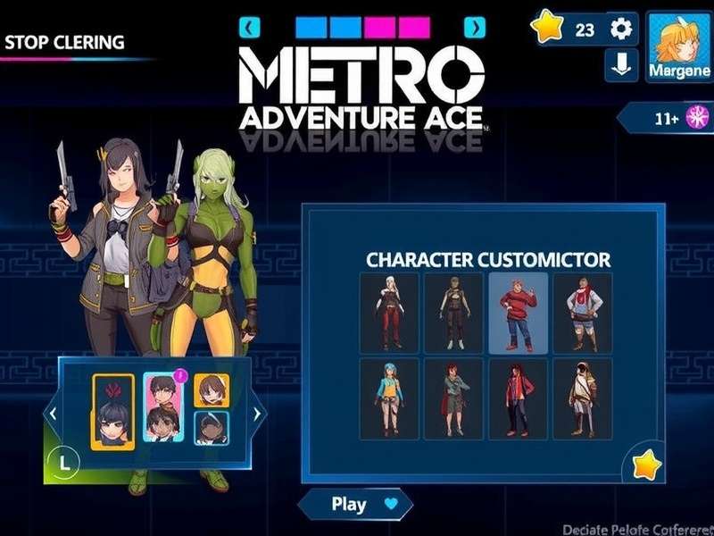 Metro Adventure Ace Character Customization